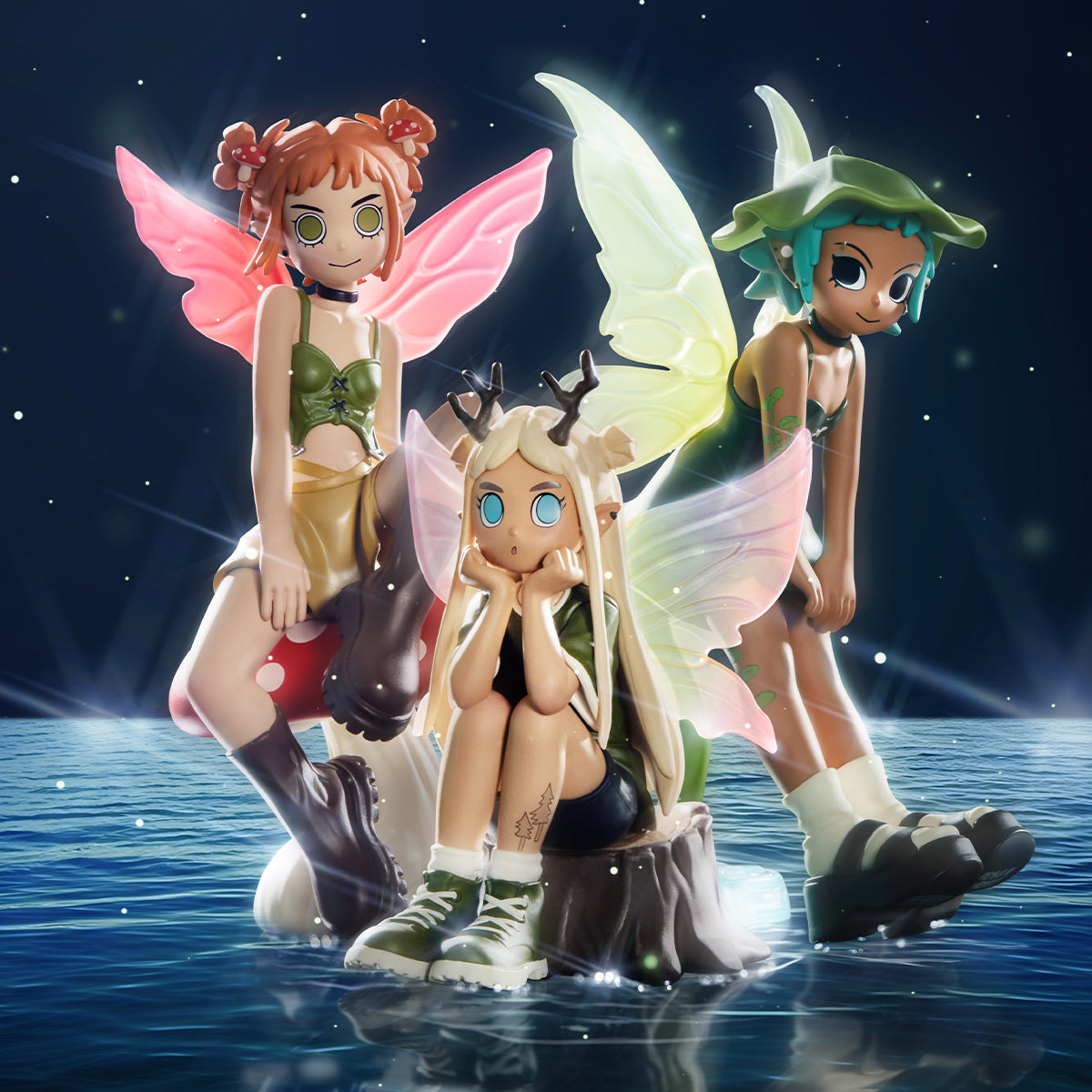 Peach Riot Punk Fairy