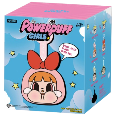 Crybaby x Powerpuff Girls - Llaveros con cara de vinil