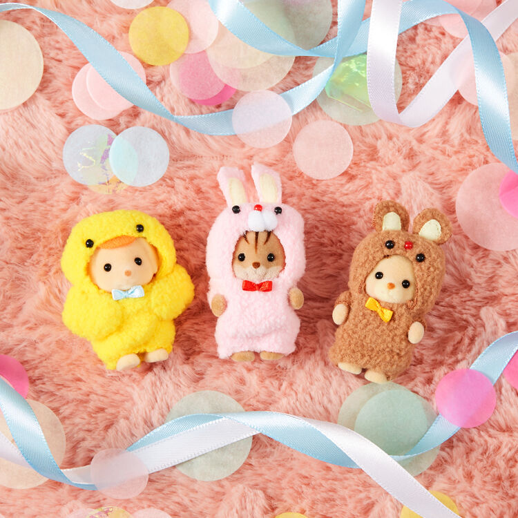 Sylvanian Families Bebés : Trío Botargas (Set Completo)
