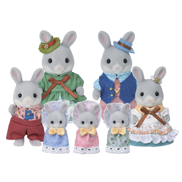 Sylvanian Families Familia : Conejos de Algodón (Set Completo)