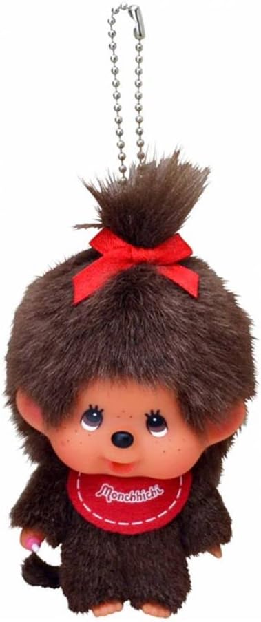 Monchhichi SS : Niña (Llavero de Peluche)