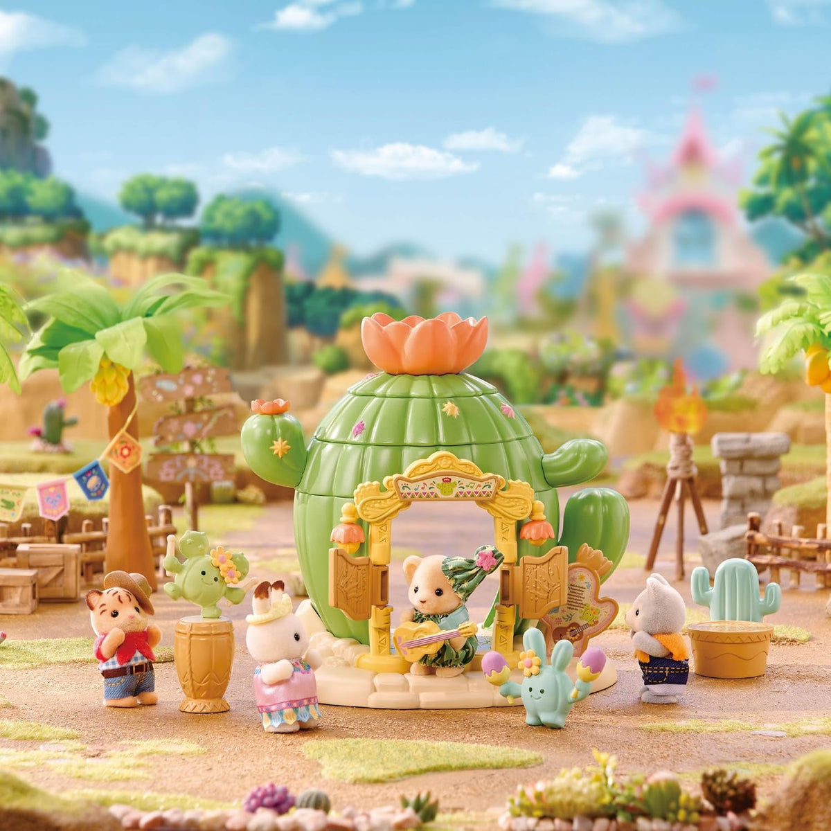 Sylvanian Families : Leon Casa Cactus (Set Completo)