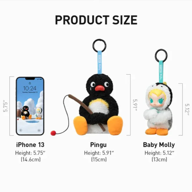 Popmart - Molly x Pingu Happy Fishing (Llavero Caja Sorpresa) - KatittoLand