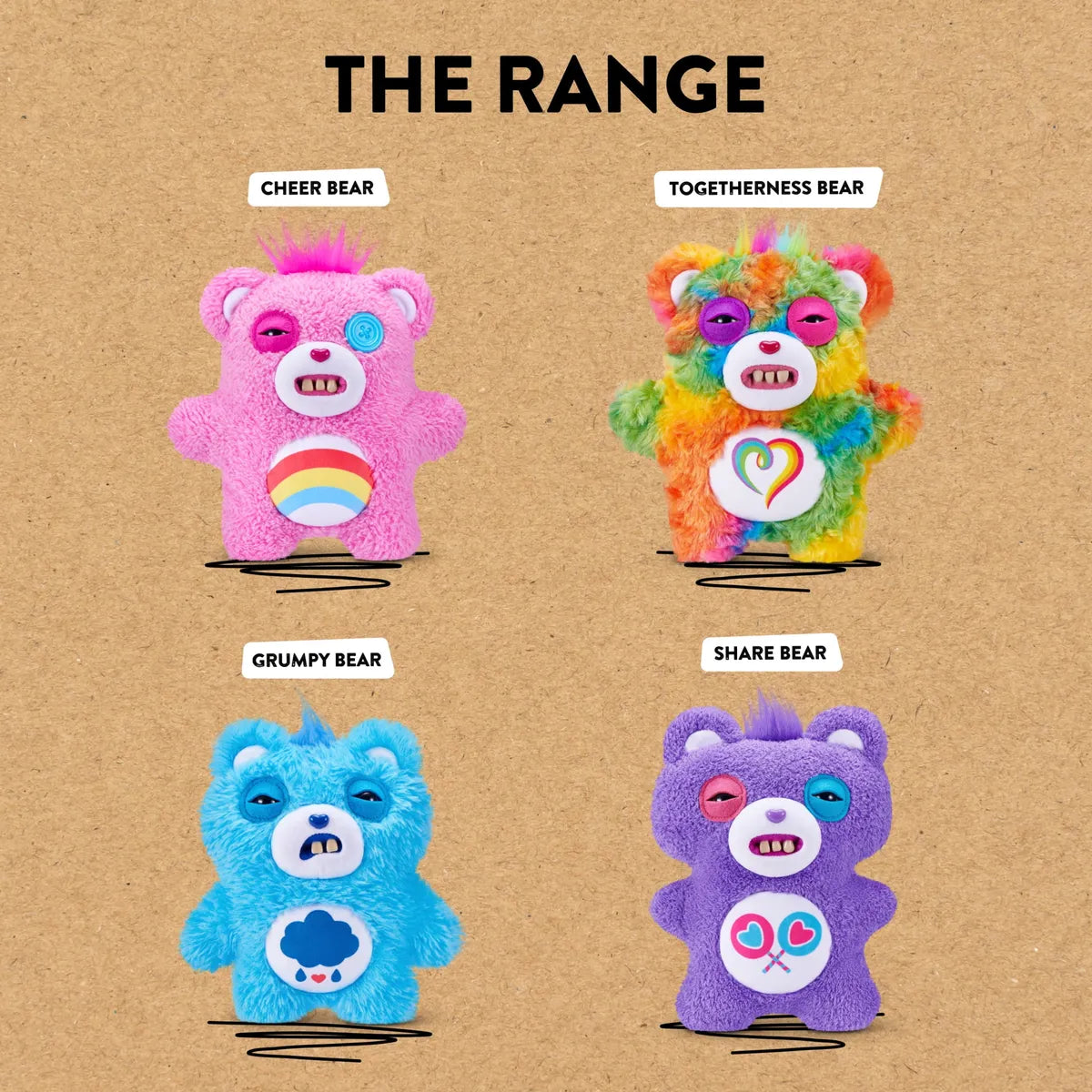 Fuggler x Ositos cariñositos (Rosa) Carebears