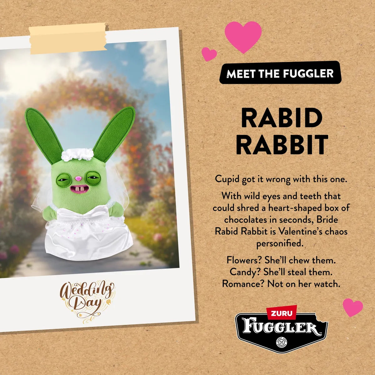 Fuggler Set : Boda - Novios (Peluches)