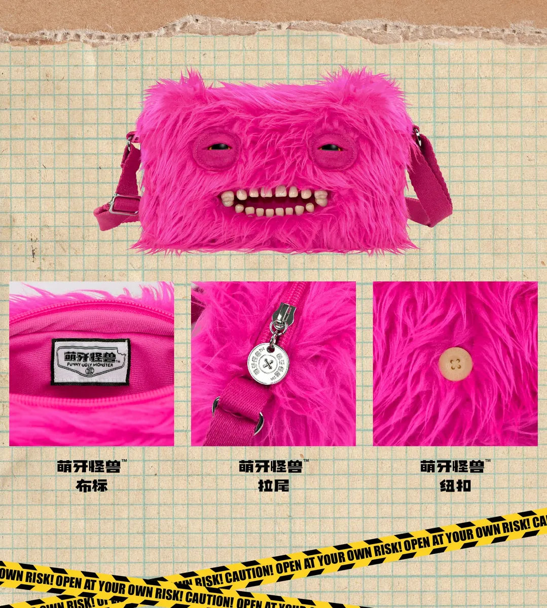 Fuggler Bolsa : Rosa Fosforecente (Bandolera)