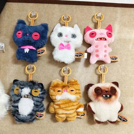 Fuggler Llavero : Alley Cats - Gato Rosa Pelón (Peluche)
