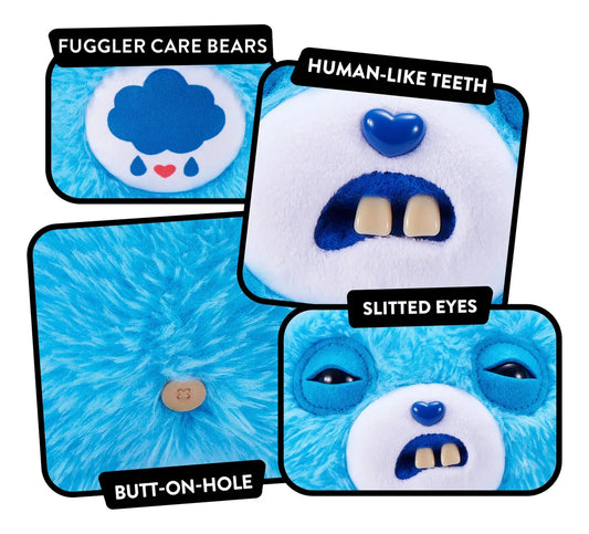 Fuggler Care Bears : Azul (Peluche)