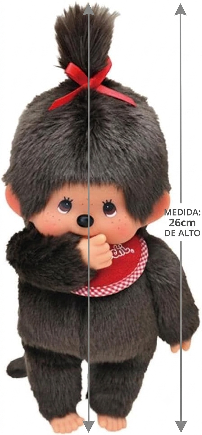 Monchhichi M : Niña (Peluche)