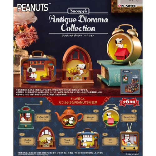 Snoopy Peanuts Antique Diorama Rement