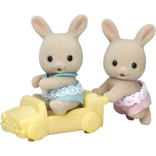 Sylvanian Families Gemelos : Conejo de Leche (Set Completo)