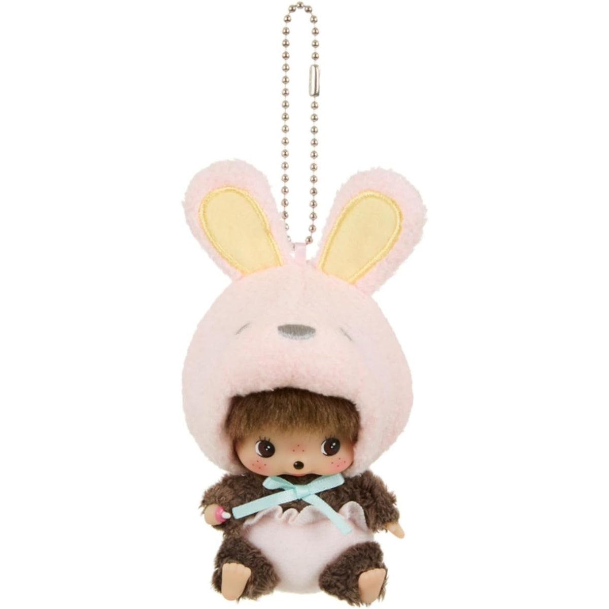 Monchhichi Bebichhichi SS : Niño Conejo (Llavero de Peluche)