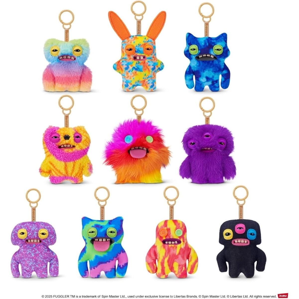 Fuggler Llavero : Keypers - Morado (Peluche)