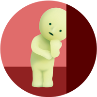 Smiski Living : Pensando (Figura Abierta)