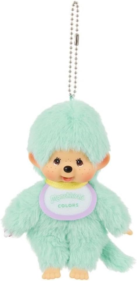 Monchhichi Colors : Verde Menta (Llavero de Peluche)