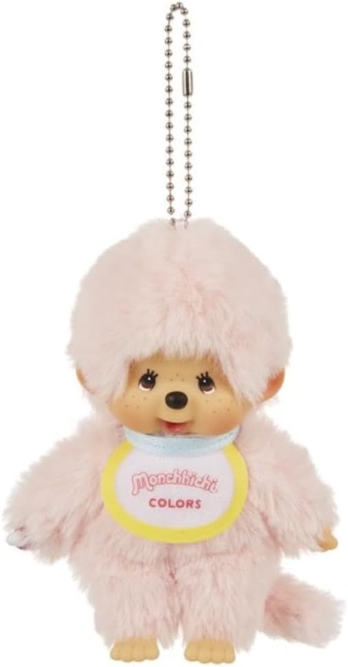 Monchhichi Colors : Rosa Claro (Llavero de Peluche)