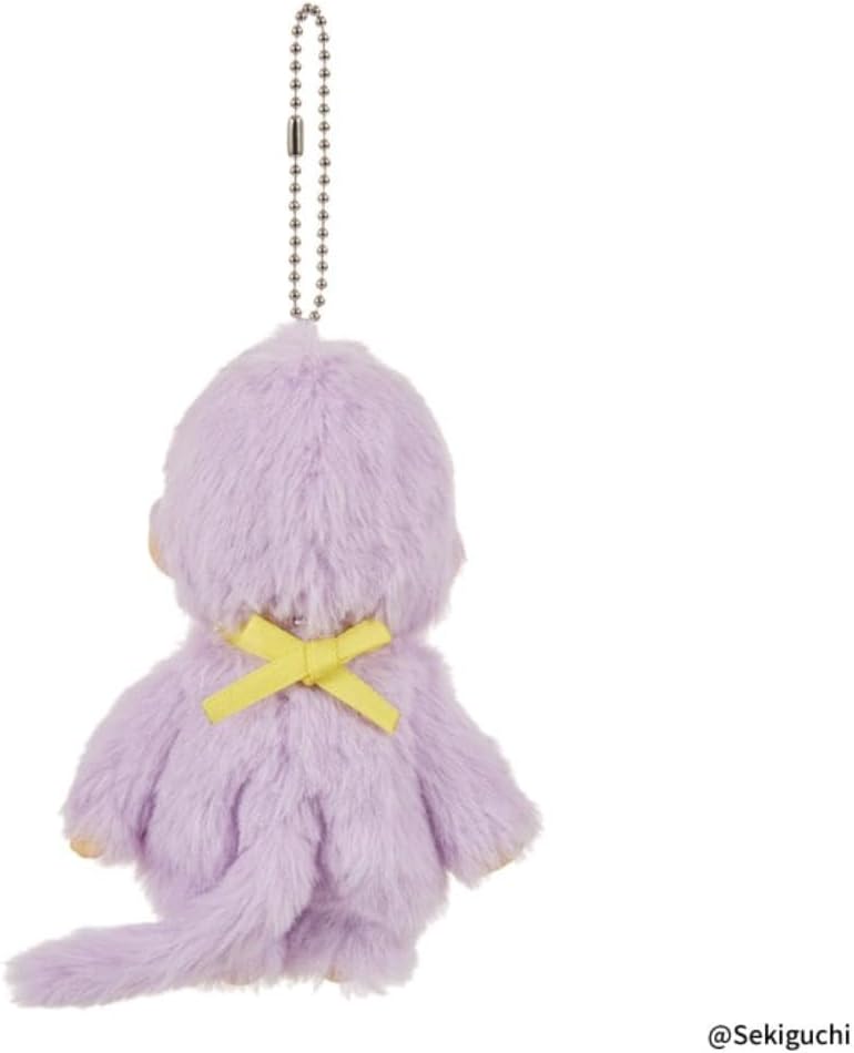 Monchhichi Colors : Morado Lila (Llavero de Peluche)