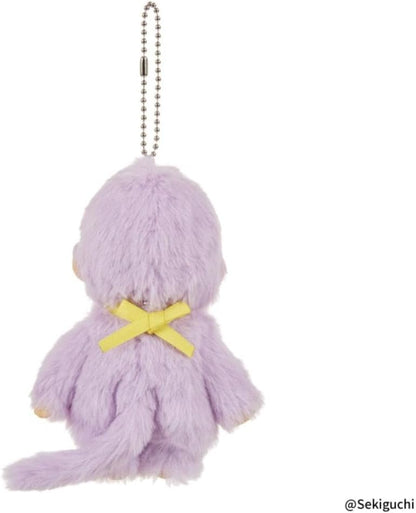 Monchhichi Colors : Morado Lila (Llavero de Peluche)