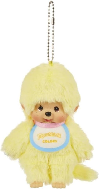 Monchhichi Colors : Amarillo (Llavero de Peluche)