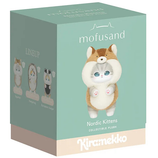 Mofusand Nordic Kittens : Caja Sorpresa (Llavero de Peluche)