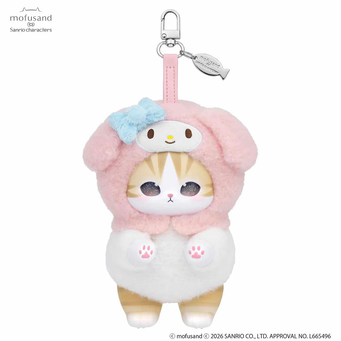 Mofusand x Sanrio : Caja Sorpresa (Llavero de Peluche)