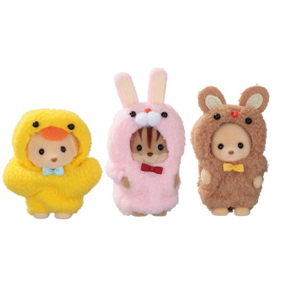 Sylvanian Families Bebés : Trío Botargas (Set Completo)