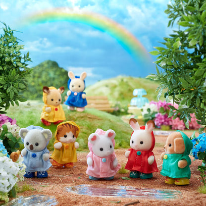 Sylvanian Famillies - Bebés Con Impermeables (Set Especial)