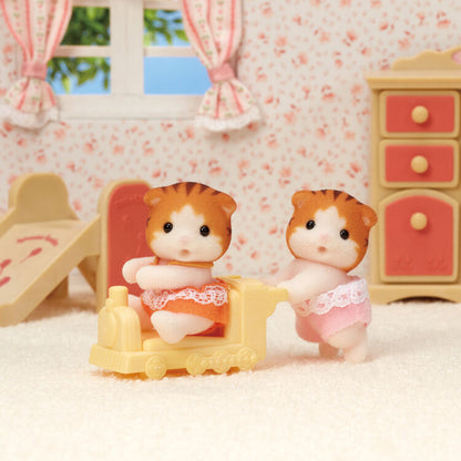 Sylvanian Families Gemelos : Gato Naranja (Set Completo)
