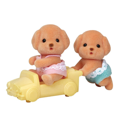 Sylvanian Families Gemelos : Perro Puddle (Set Completo)