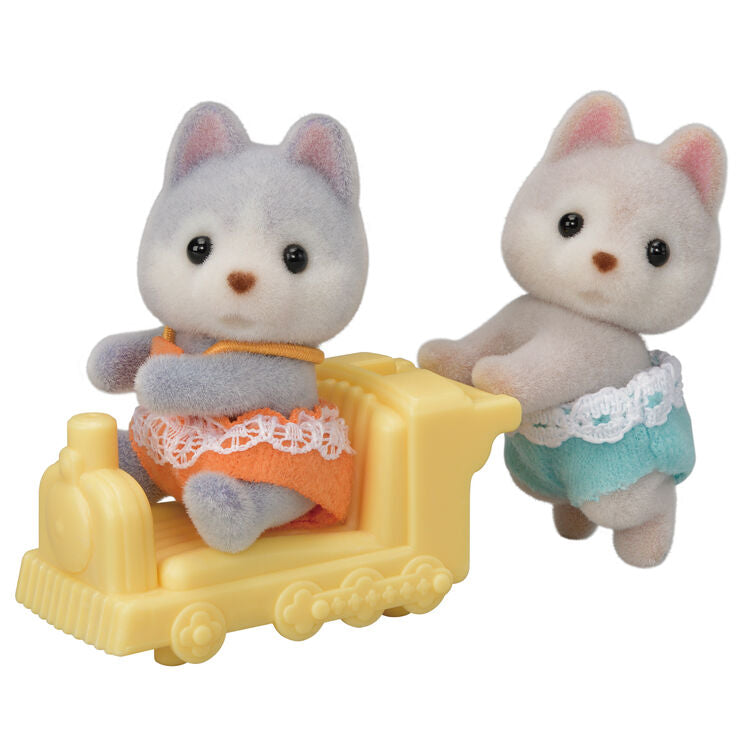 Sylvanian Families Gemelos : Husky (Set Completo)
