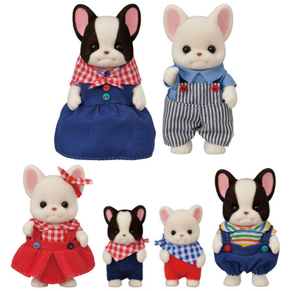 Sylvanian Famillies - Bulldog Francés (Set Familia)