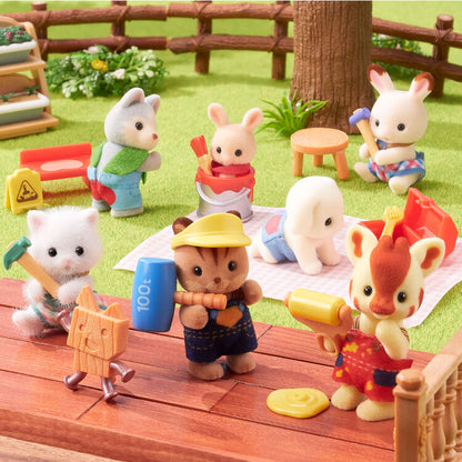 Sylvanian Famillies - Constructores Trabajadores (Caja Sobre Sorpresa) (Copia)