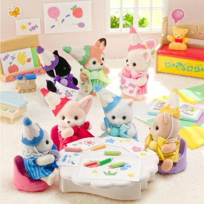Sylvanian Famillies - Bebés Lapices De Colores (Set Especial)