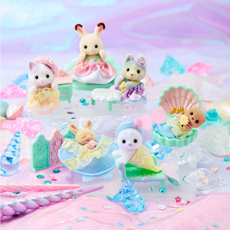 Sylvanian Famillies - Sirenas de Colores (Caja Sobre Sorpresa)