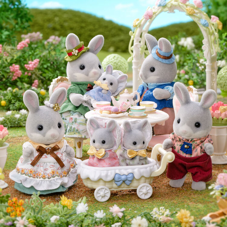 Sylvanian Families Familia : Conejos de Algodón (Set Completo)