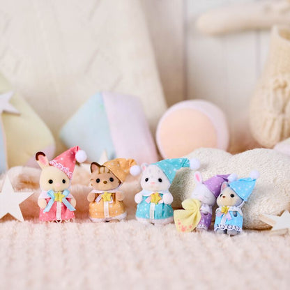Sylvanian Families Bebés : Fiesta de Pijamas (Set Completo)