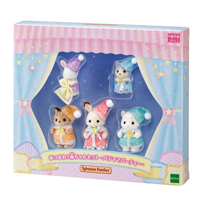Sylvanian Families Bebés : Fiesta de Pijamas (Set Completo)