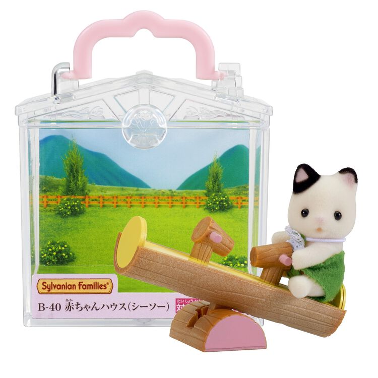 Sylvanian Families Transportadora : Gato Tuxedo