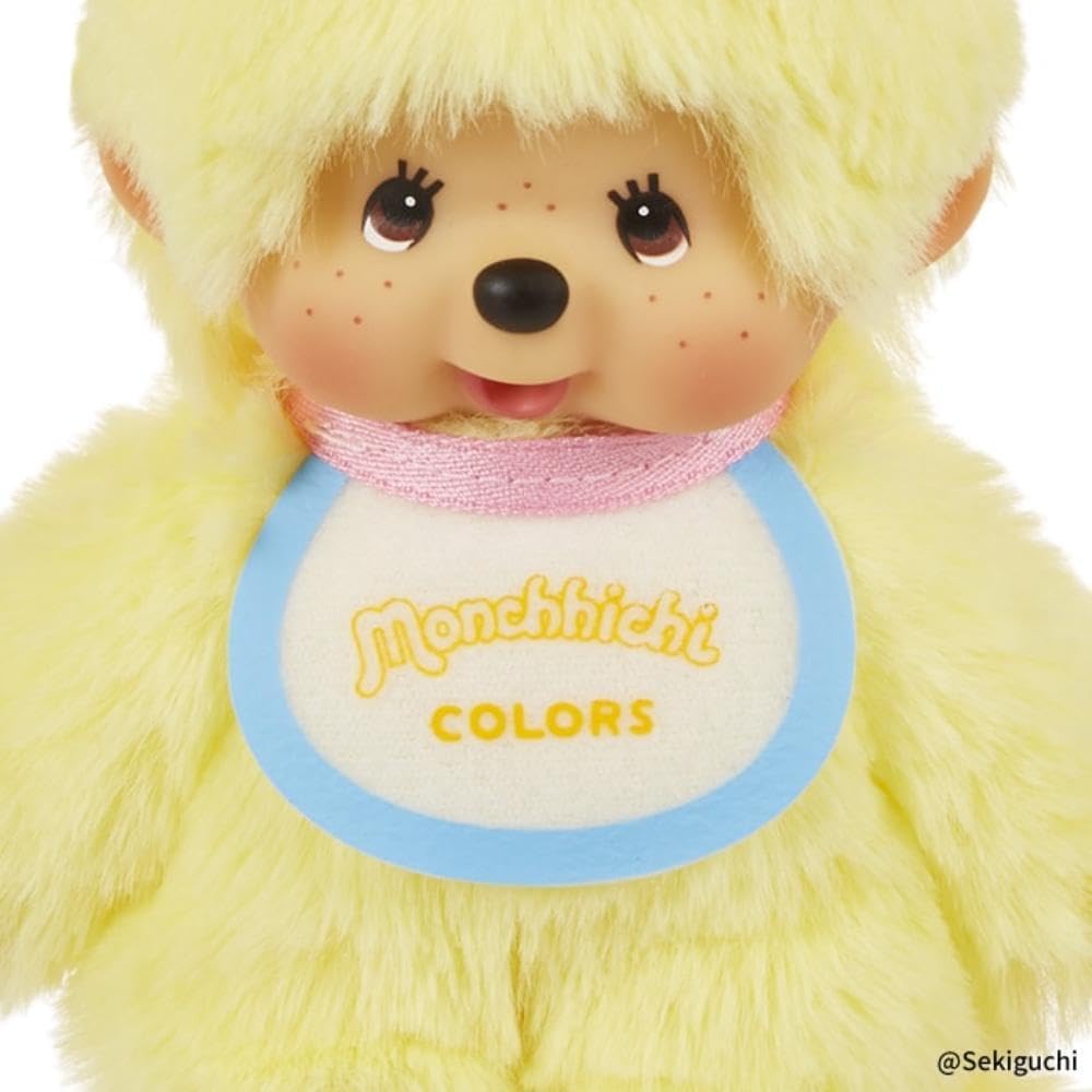 Monchhichi Colors : Amarillo (Llavero de Peluche)