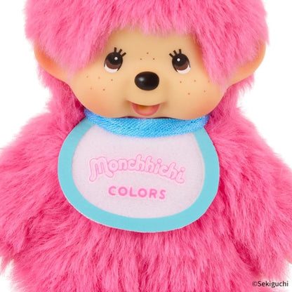 Monchhichi Colors : Rosa Fuerte (Llavero de Peluche)