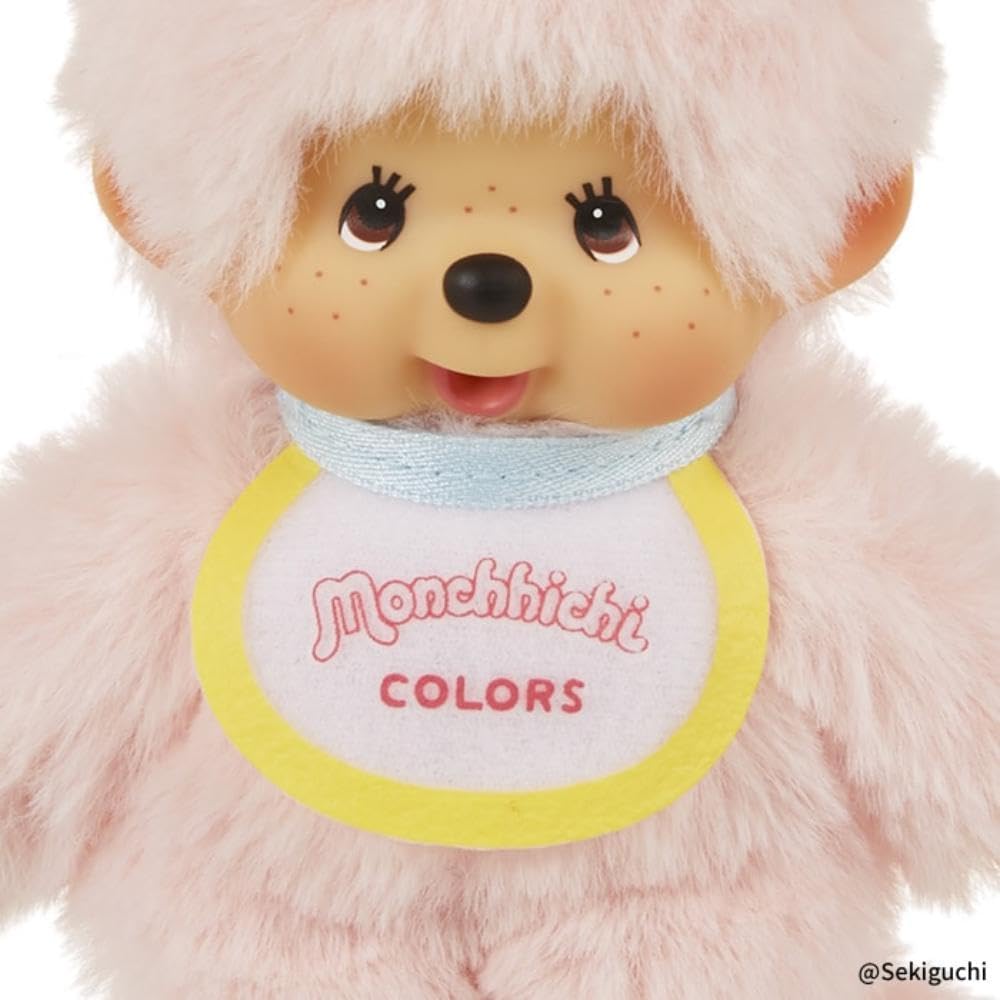 Monchhichi Colors : Rosa Claro (Llavero de Peluche)