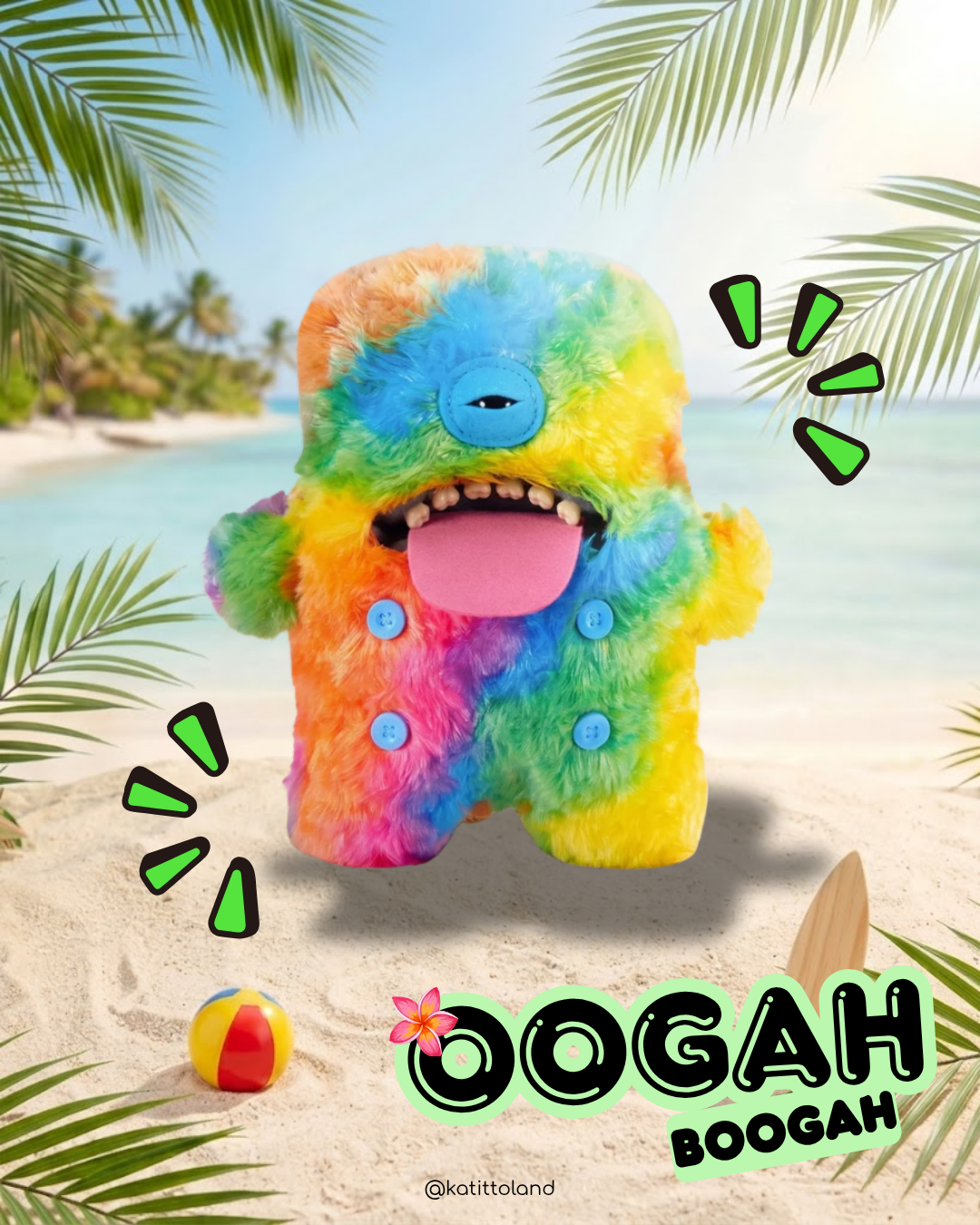 PREVENTA - Fuggler Nipples : Arcoiris (Peluche)