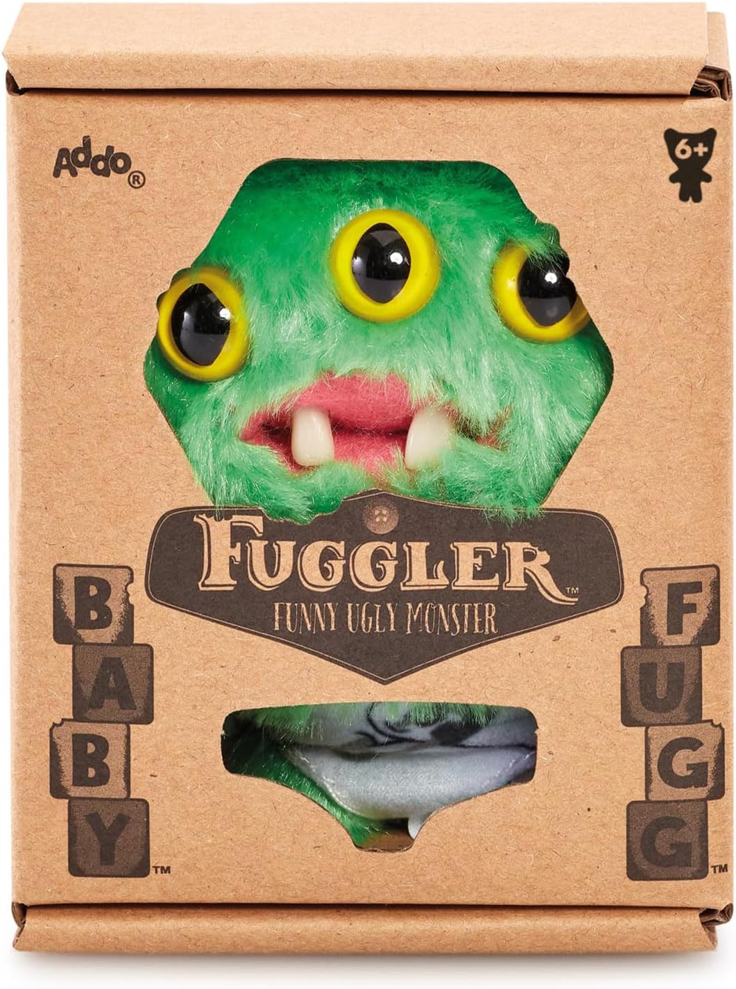 Fuggler Baby v1 : Verde (Peluche Pequeño)
