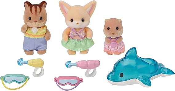 Sylvanian Famillies - Bebés en la Piscinita (Set Especial)