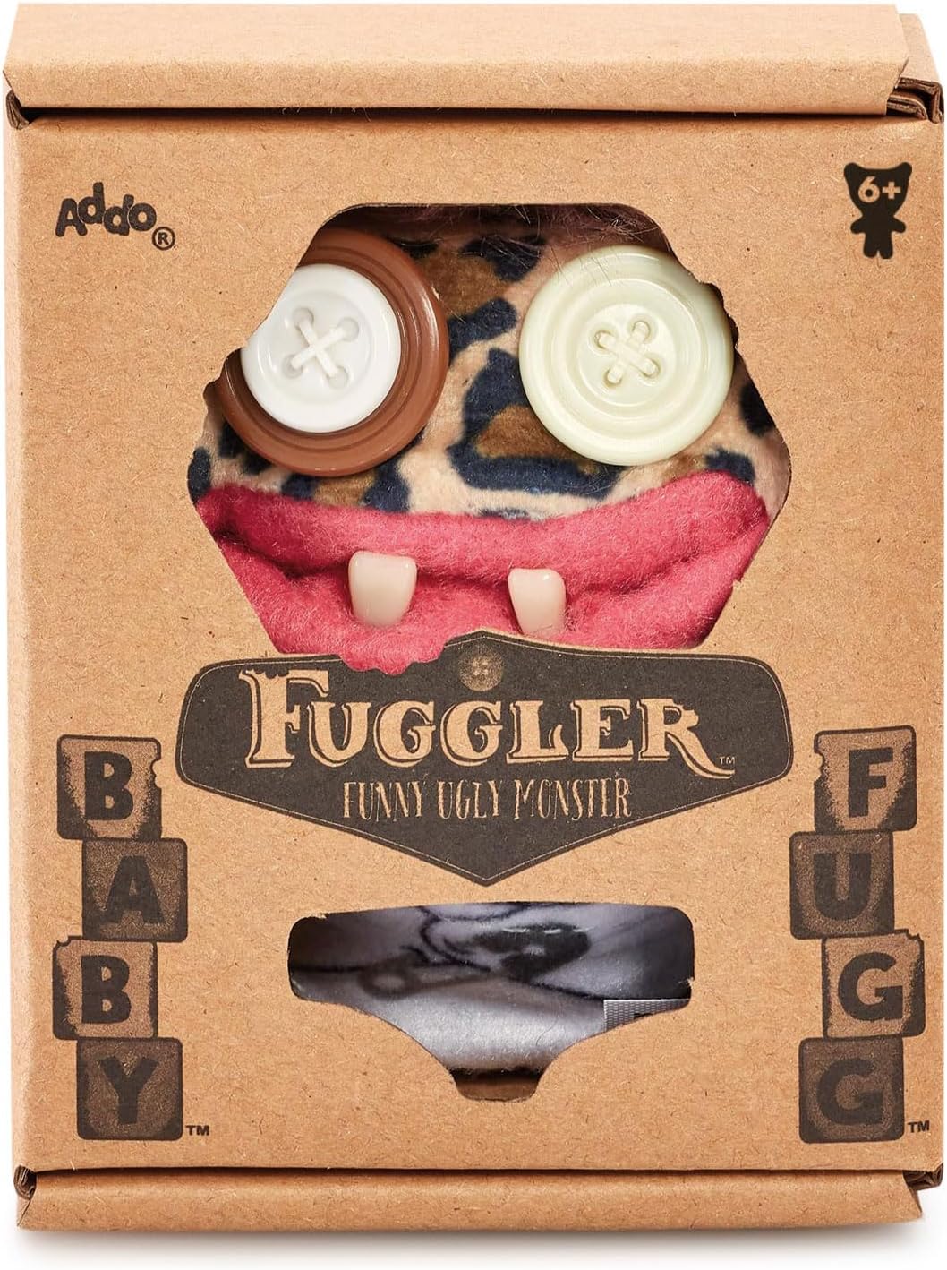 Fuggler Baby v1 : Animal Print Leopardo (Peluche Pequeño)