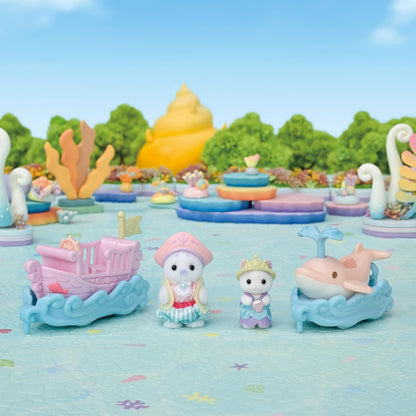 Sylvanian Families Bebés : Delfin Barco Gato Foca (Set Completo)