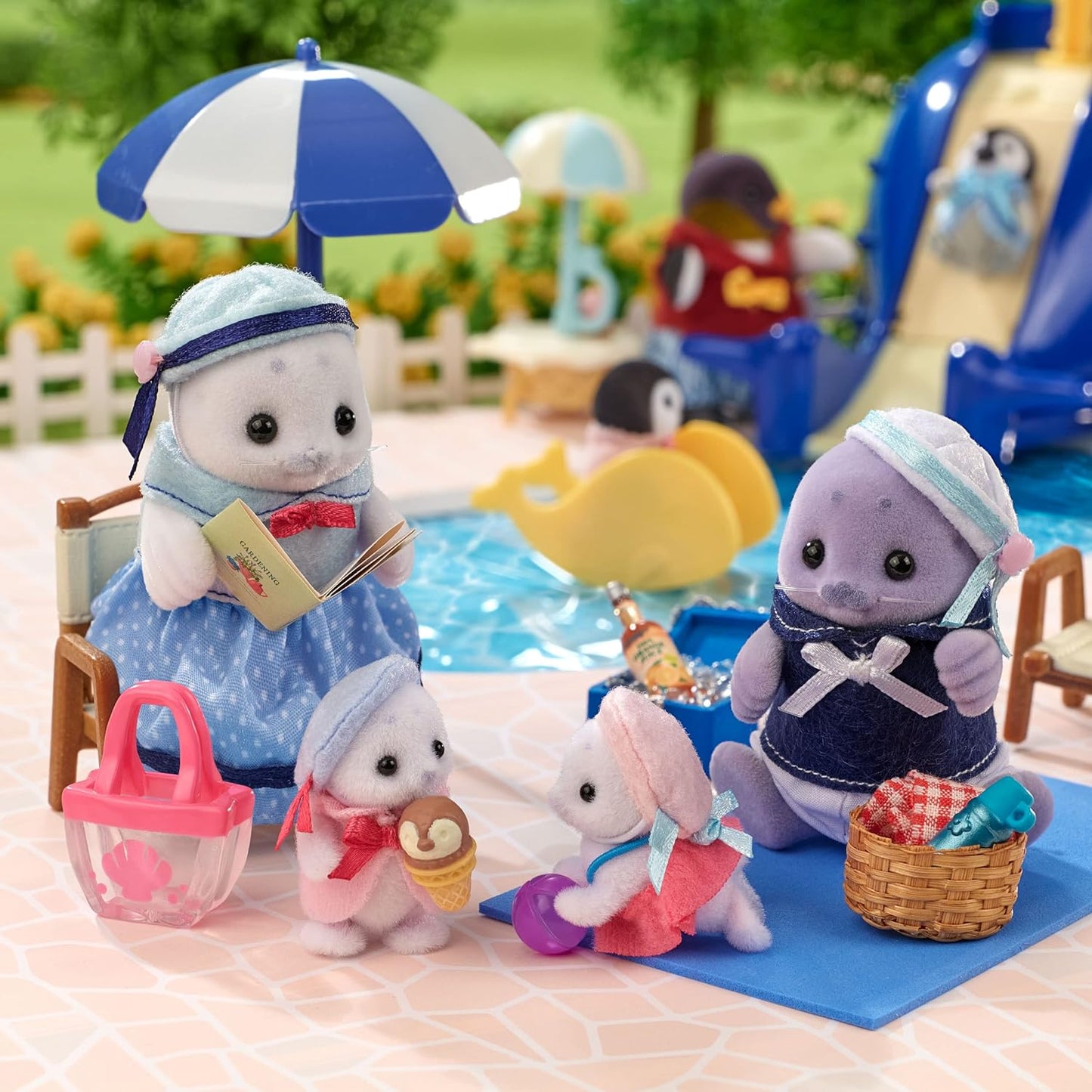Sylvanian Families Familia : Focas (Set Completo)