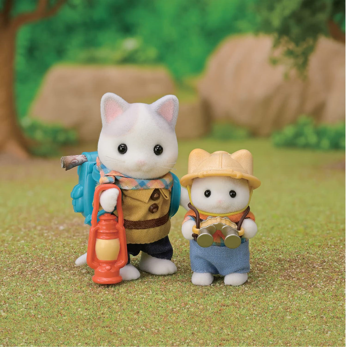 Sylvanian Families Hermanos : Gato Latte (Set Completo)