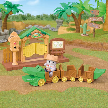 Sylvanian Families : Gato Persa Ryan Cocodrilo (Set Completo)