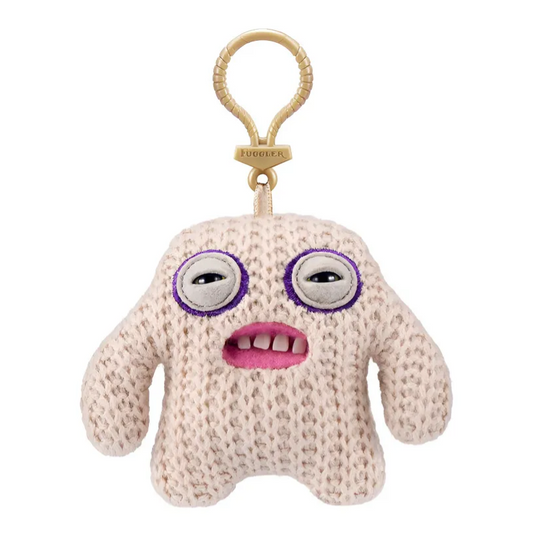 Fuggler Llavero : Blanco - Tejido (Peluche)